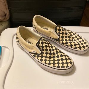 Mens checkers Vans